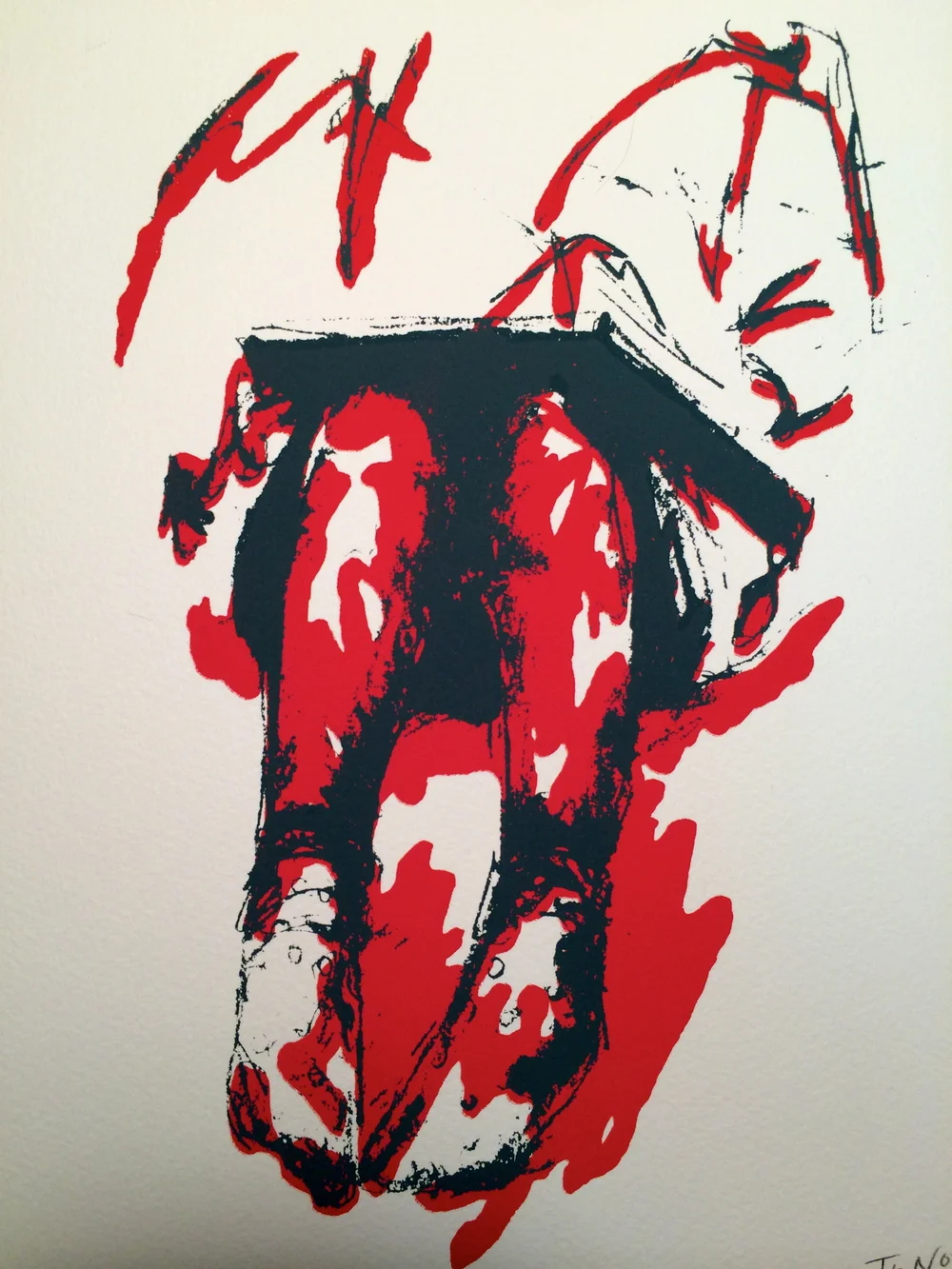 Feet • 2008 • silkscreen on paper
