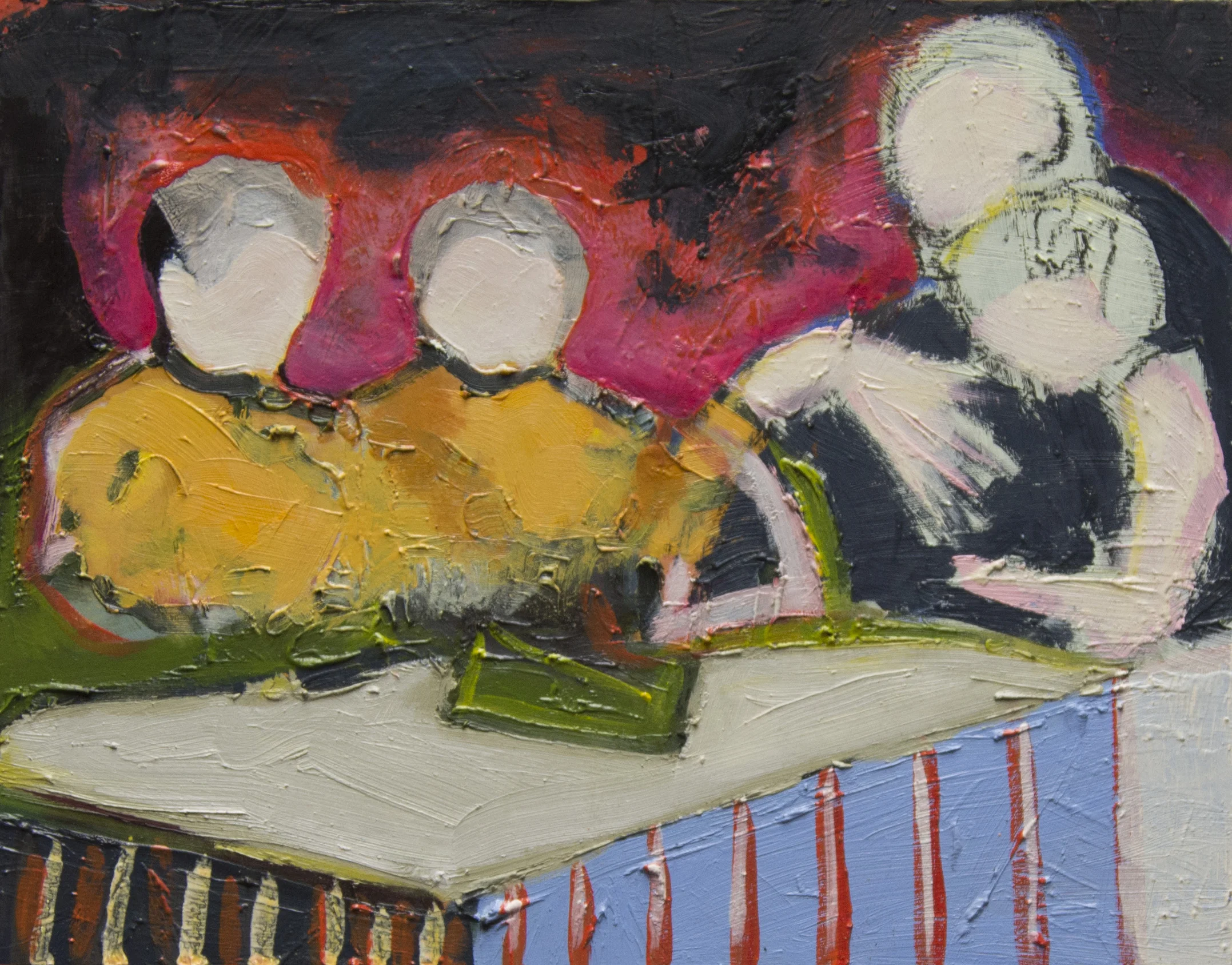 At the Table • 2015 • oil on wood • 11x14in • SOLD