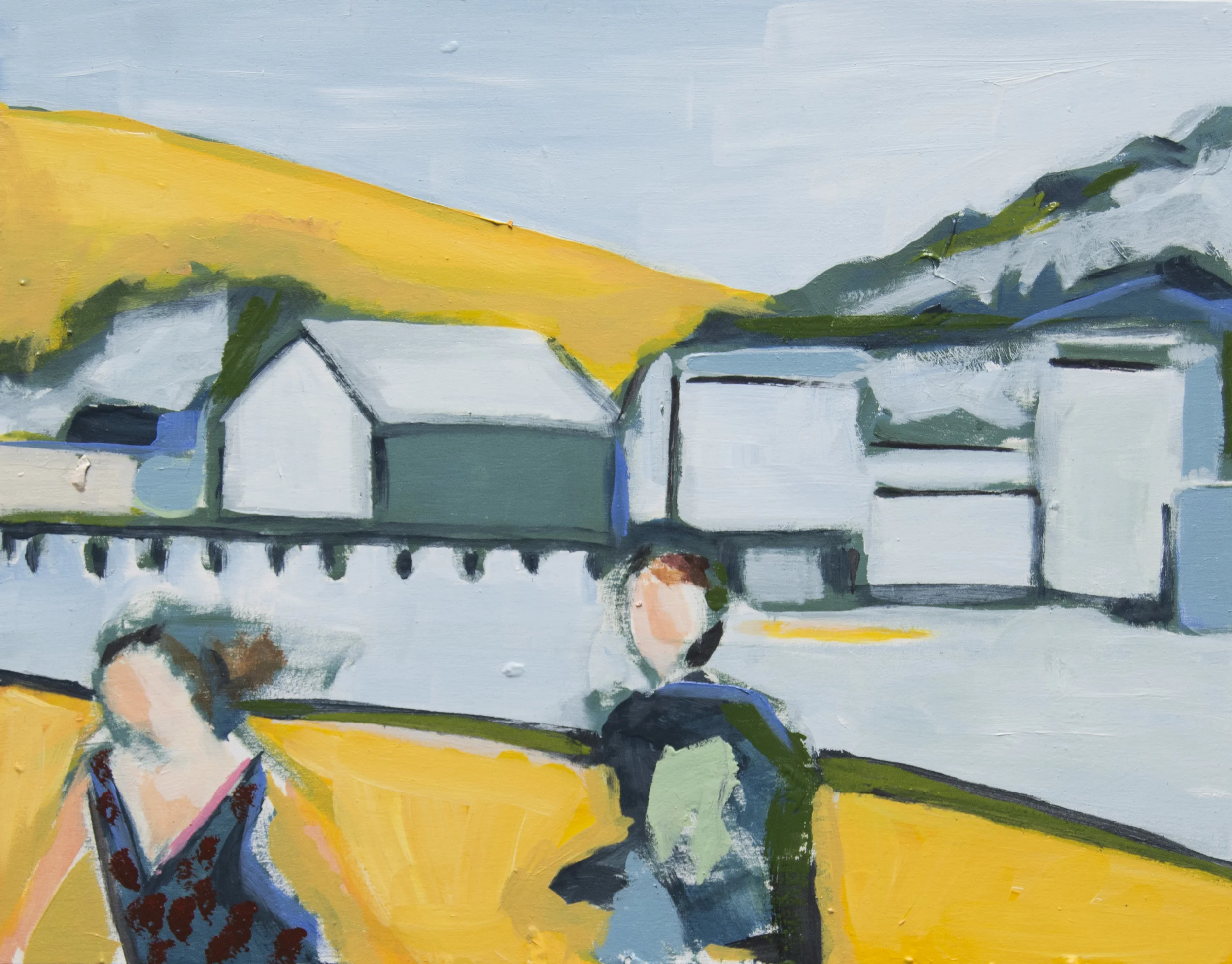 Wedding at Chicken Ranch • 2015 • oil on wood • 11x14in