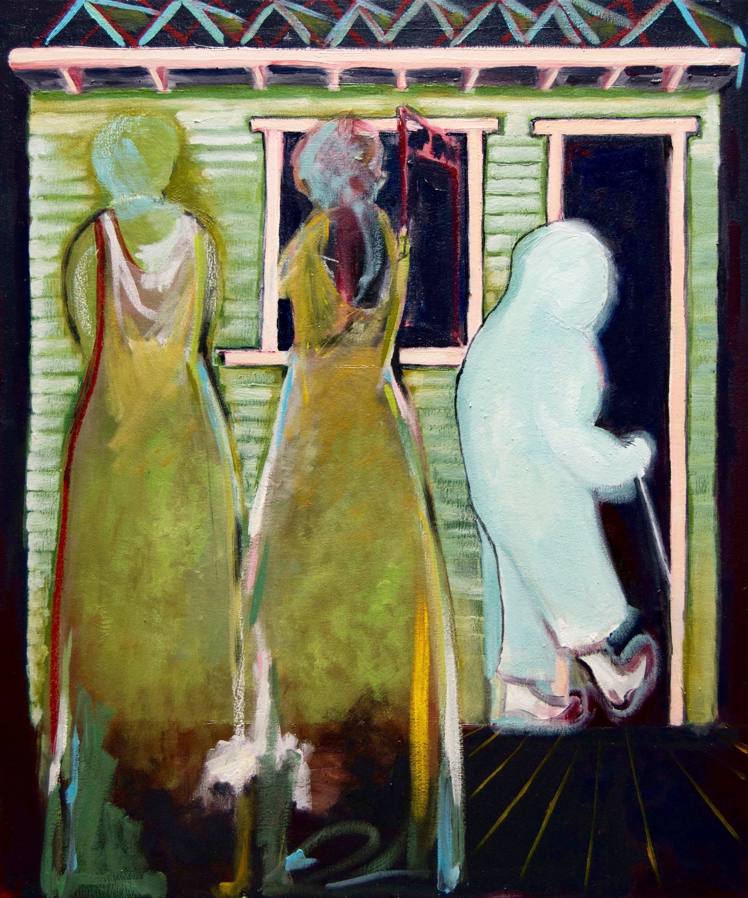 My Mother in Someone Else's House • 2016 • oil on canvas • 30x36in