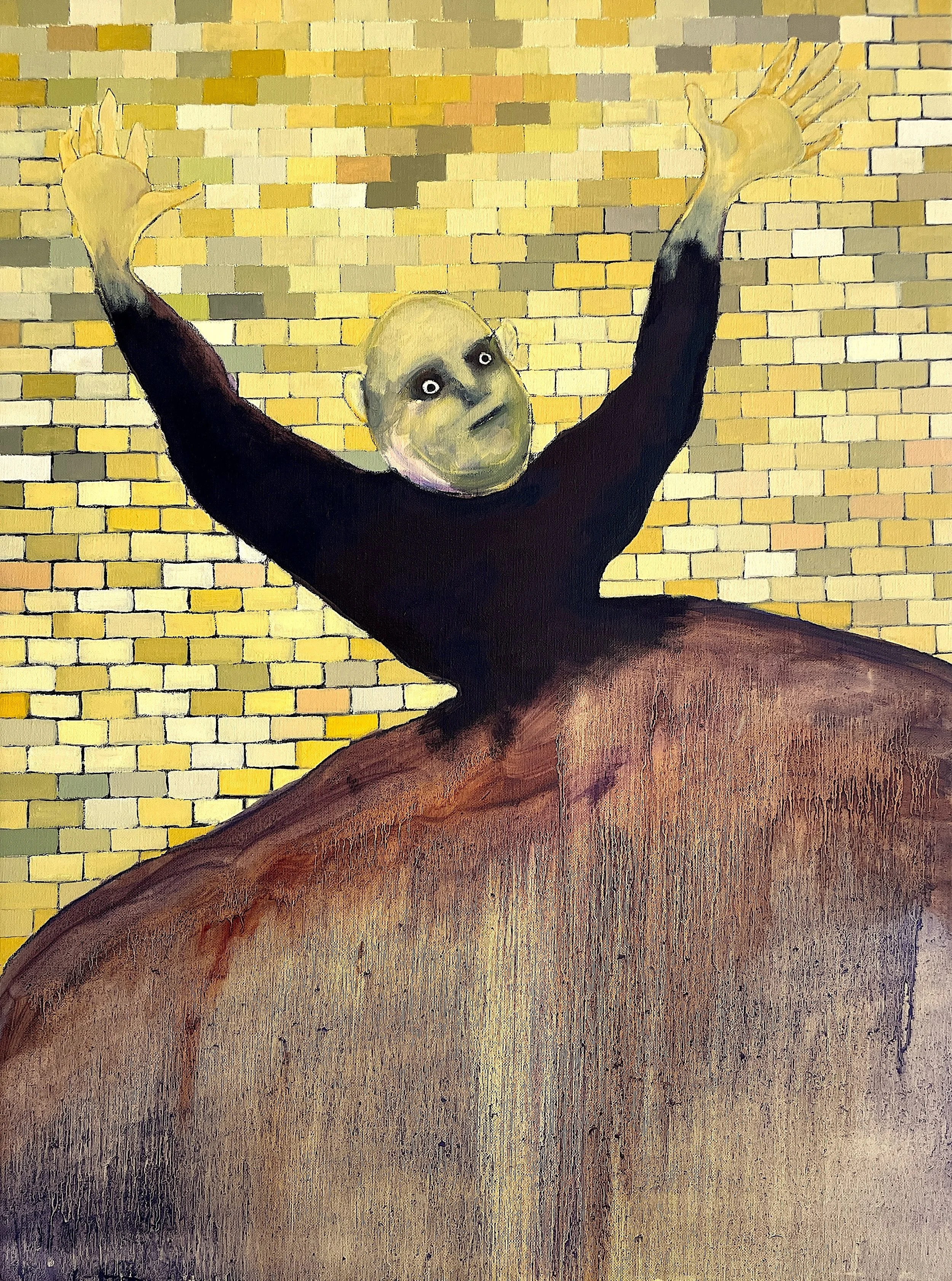 The Sycophant · oil and graphite on linen · 24 x 18 inches · 2025 · SOLD