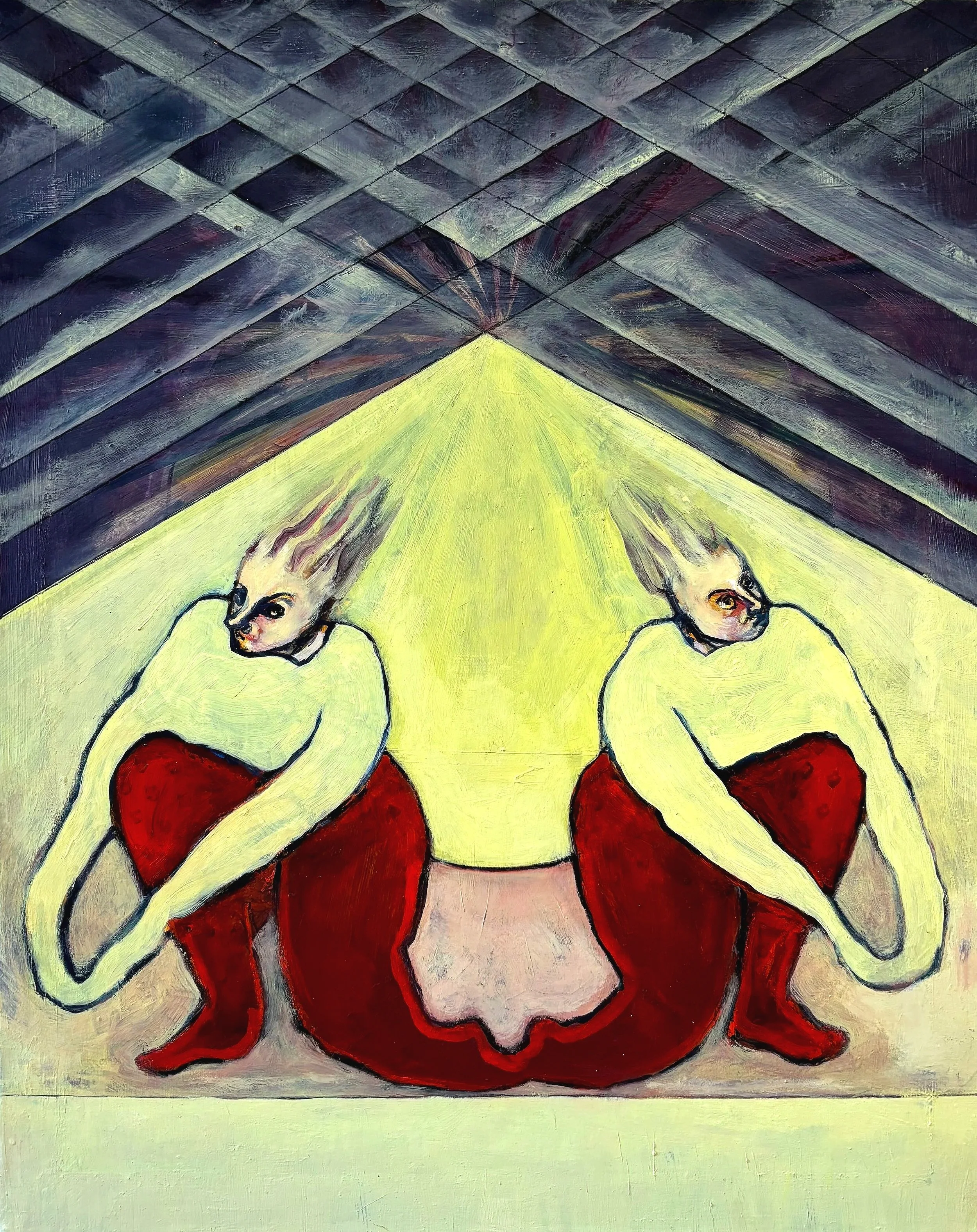 Grave Nave / Nave Grave · oil and beeswax on linen · 20 x 16 inches · 2024