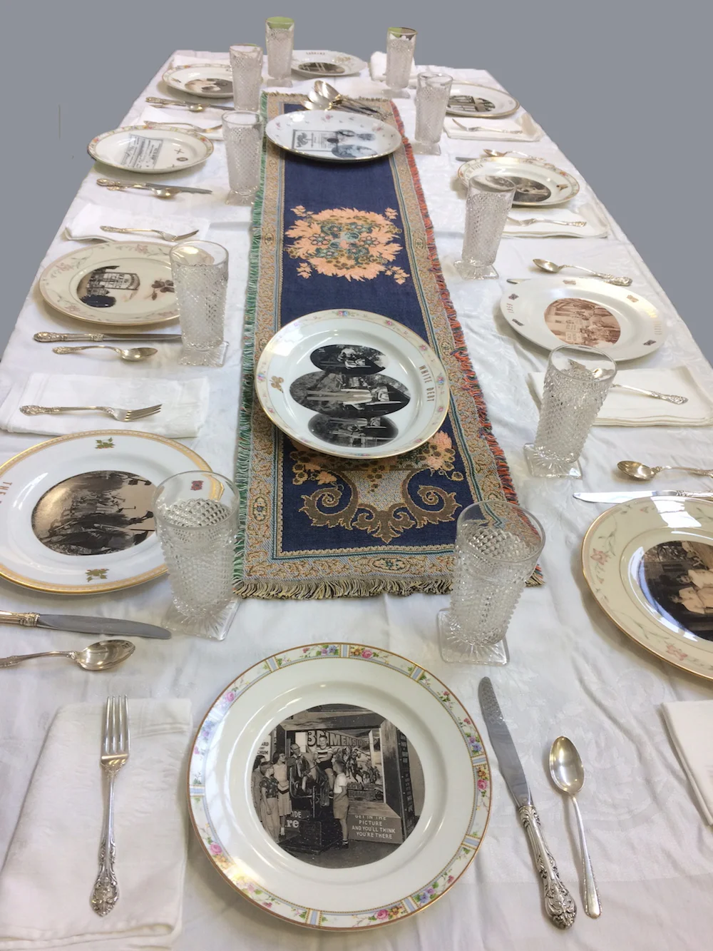 Who would sit at this table?