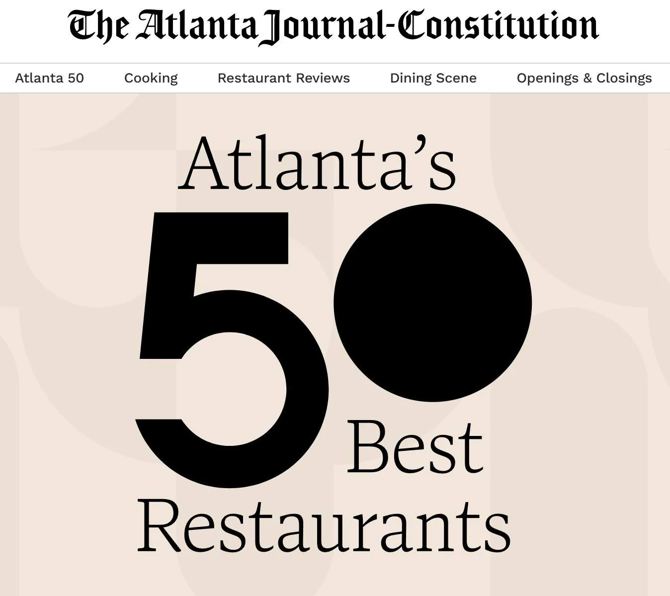 Thank you to the AJC for the feature. With Andres guiding the room and Chef Joseph leading the kitchen, Aria remains welcoming - and always evolving 💫 Proud to be listed among the best in Atlanta, a city with a remarkable dining culture.