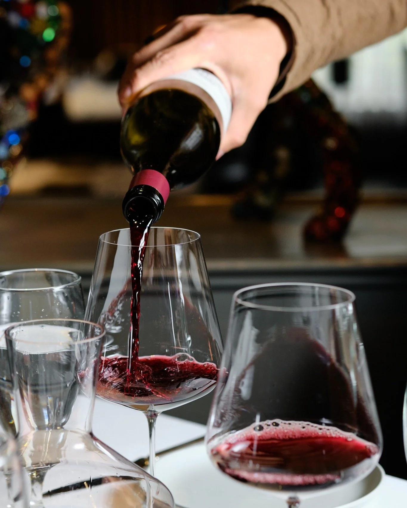 The first glass is poured 🍷.

Time to slow down, settle in and enjoy the evening ahead.