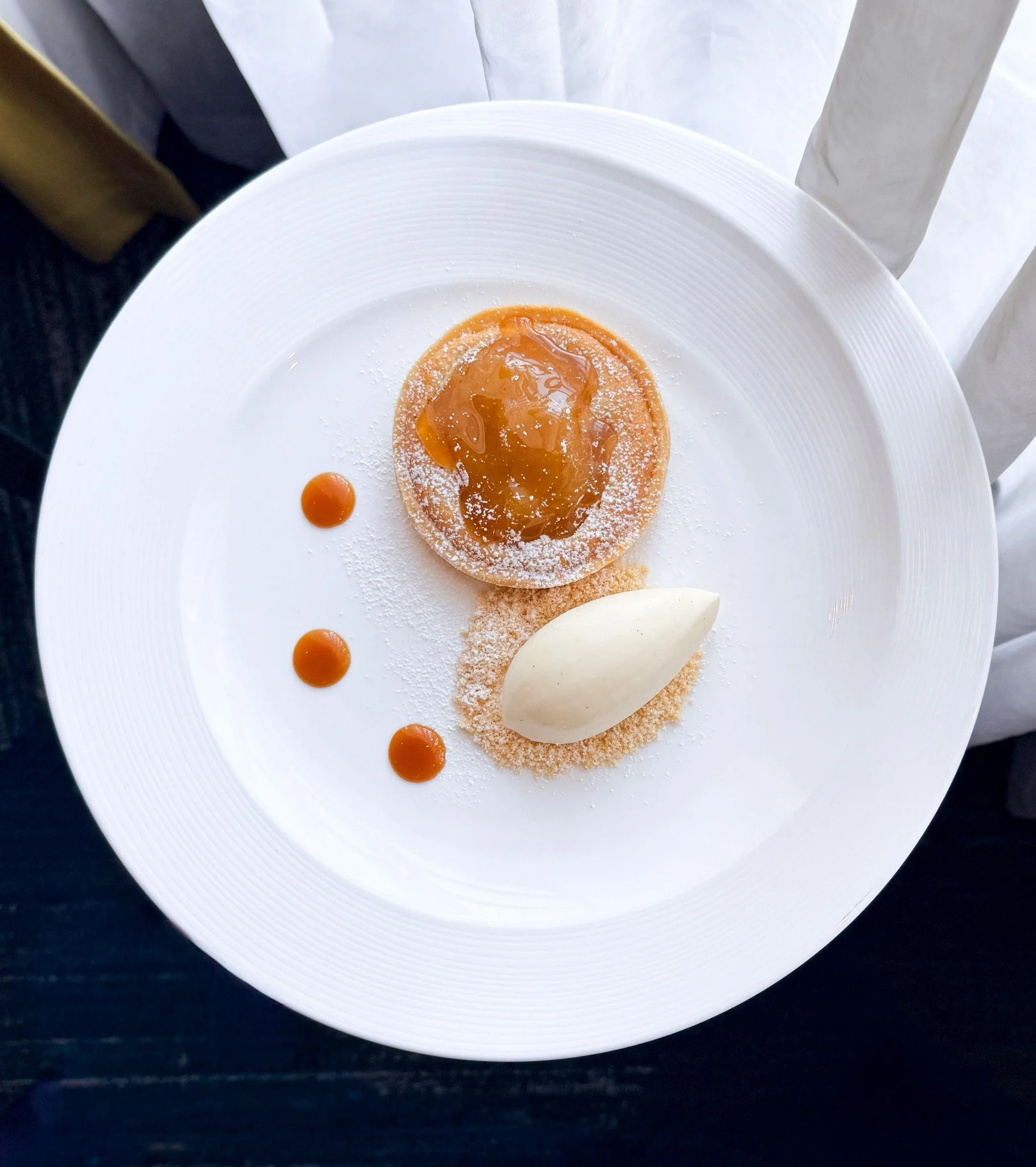 Apple season is most definitely here!🍎

Chef Kathryn is celebrating North Georgia Fuji apples in her (dare we say, famous) apple tart, with ginger brown butter and vanilla ice cream.

But fall doesn&rsquo;t stop with apples. Oregon hazelnuts 🌰 are 