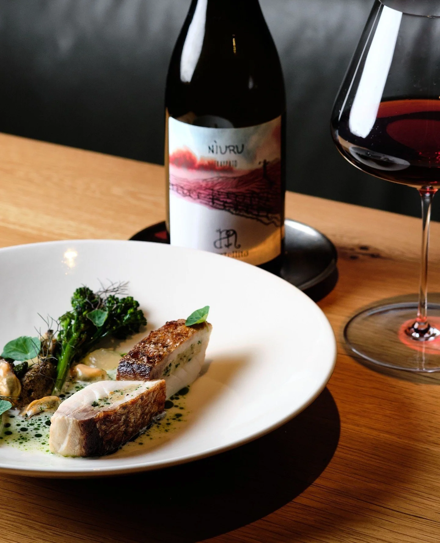 Our sommeliers spend just as much time thinking about what's in the glass as our chefs do what's on the plate. A Frappato blend from Sicily, crafted by Mortellito, brings our stuffed striped bass into perfect balance. ⚖️⁠
⁠