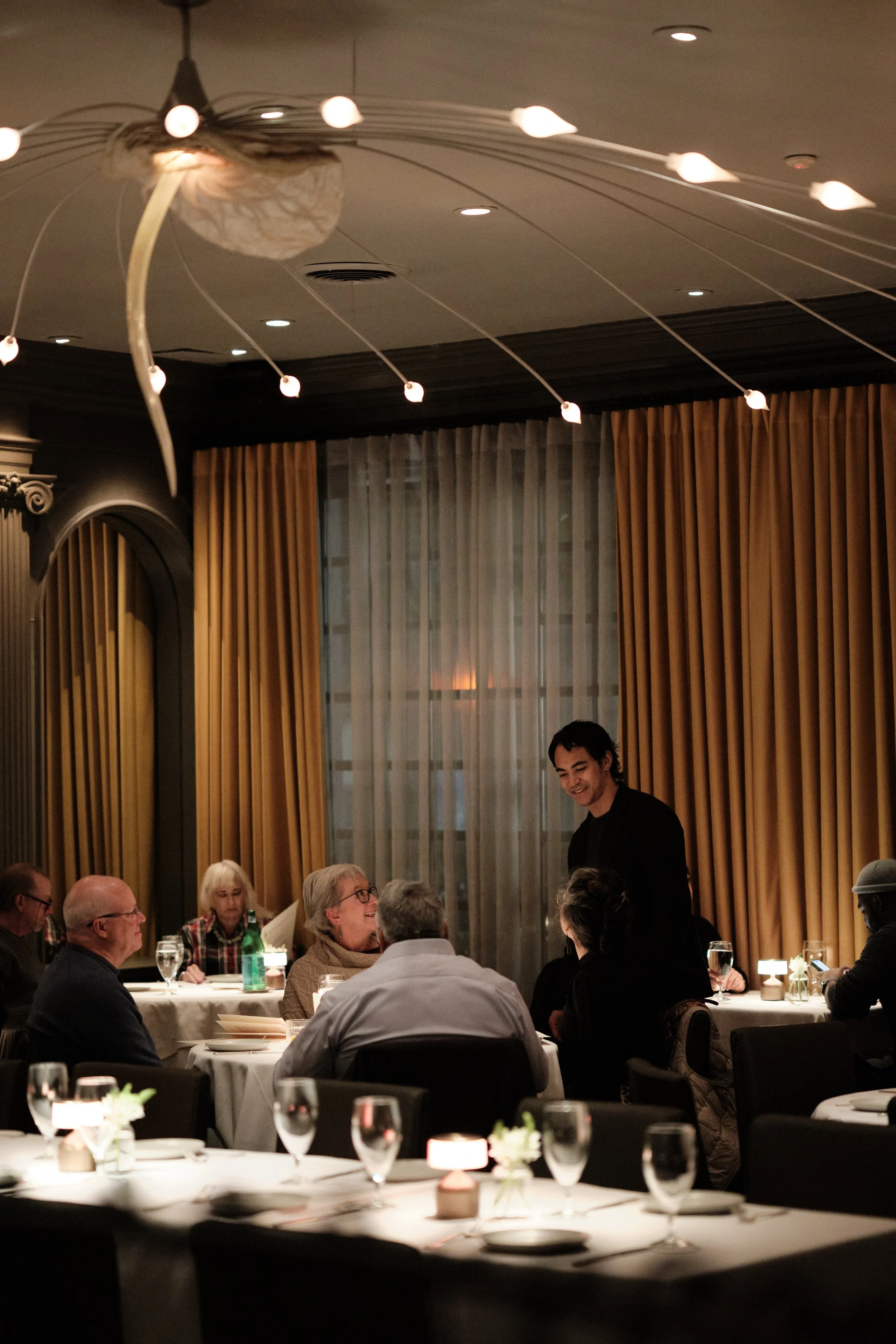 Interior of Aria Restaurant, Buckhead, Atlanta