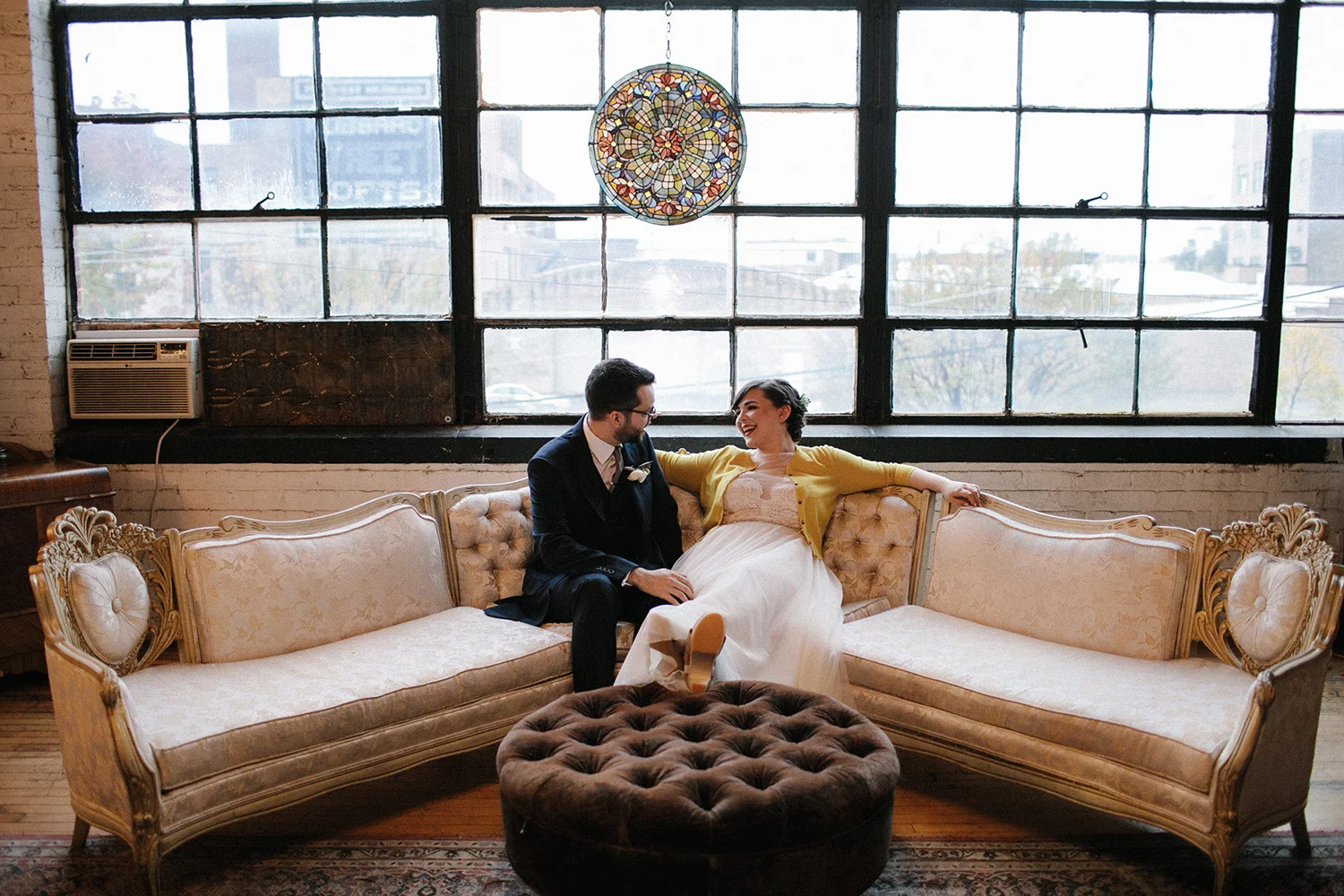 sydney + alex's salvage one wedding in chicago