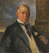 James Buchanan Duke. Oil on canvas, c. 1922, by John Da Costa. Source: National Portrait Gallery, Smithsonian Institution.