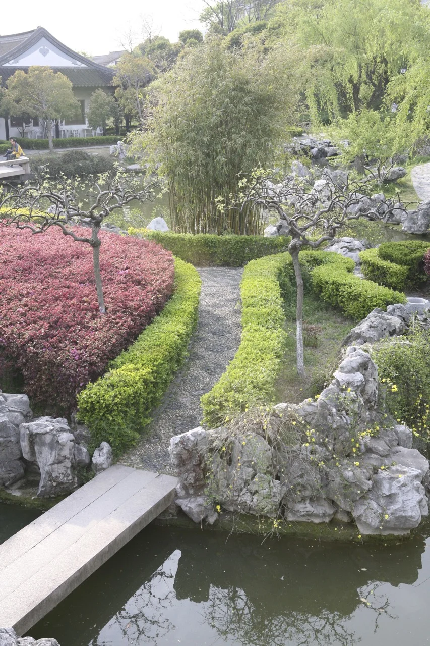 The Pan Gate was originally built to protect the city of Suzhou but now is an ornamental strolling garden.