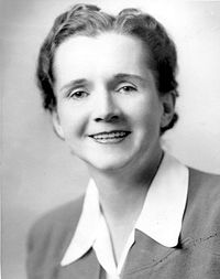 Rachel Carson in 1940 when she worked at the US Fish and Wildlife Service.