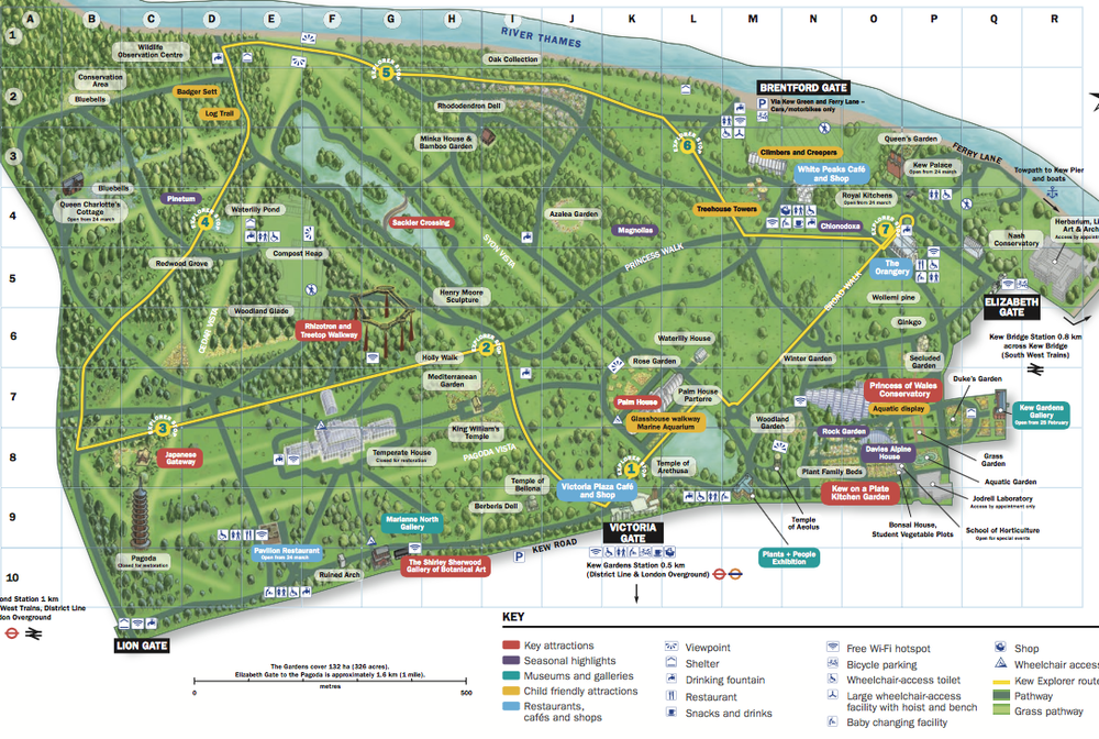 Kew Gardens Gates Map Kew Royal Botanic Garden — The Good Garden