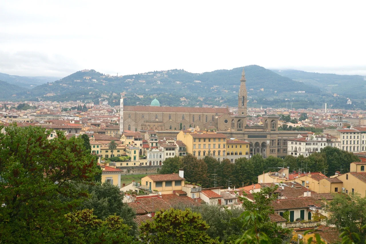 The gardens at Bardini have spectacular views of Florence.