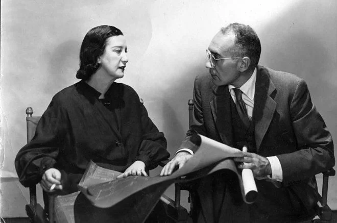 "Russel and Mary Wright. A talented designer in her own right, Mary was considered the marketing genius who help make Wright a household name." Source: curbed.com