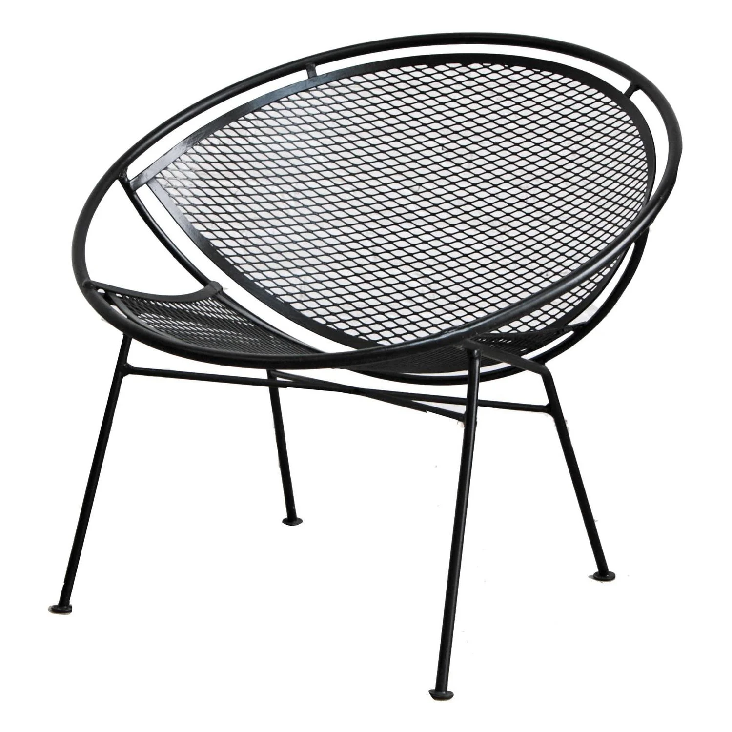 The Maurizio Temestini designed Radar chair. They were produced by the NY-based company Salterini until 1953. Image: 1stdibs