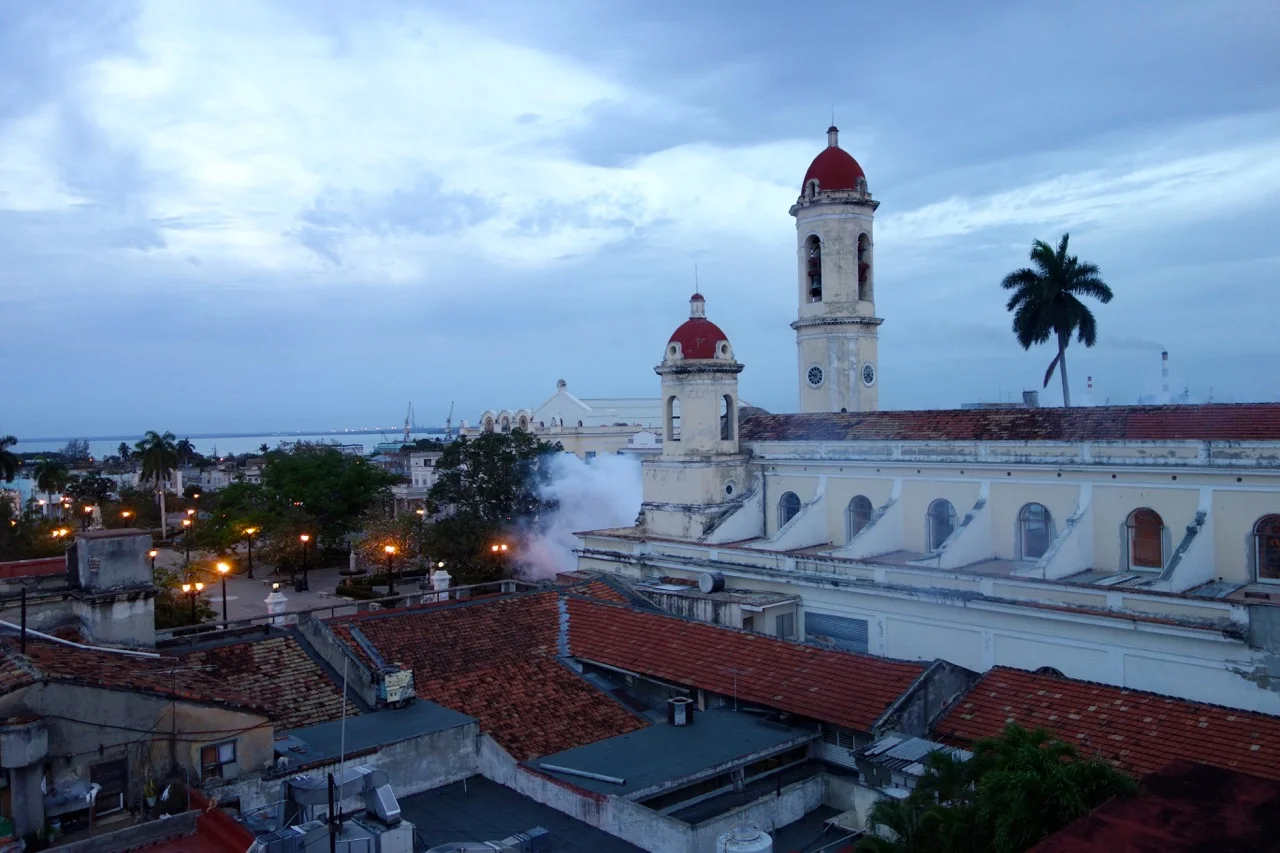 The garden lies a short drive from the town of Cienfuegos, founded in 1819.
