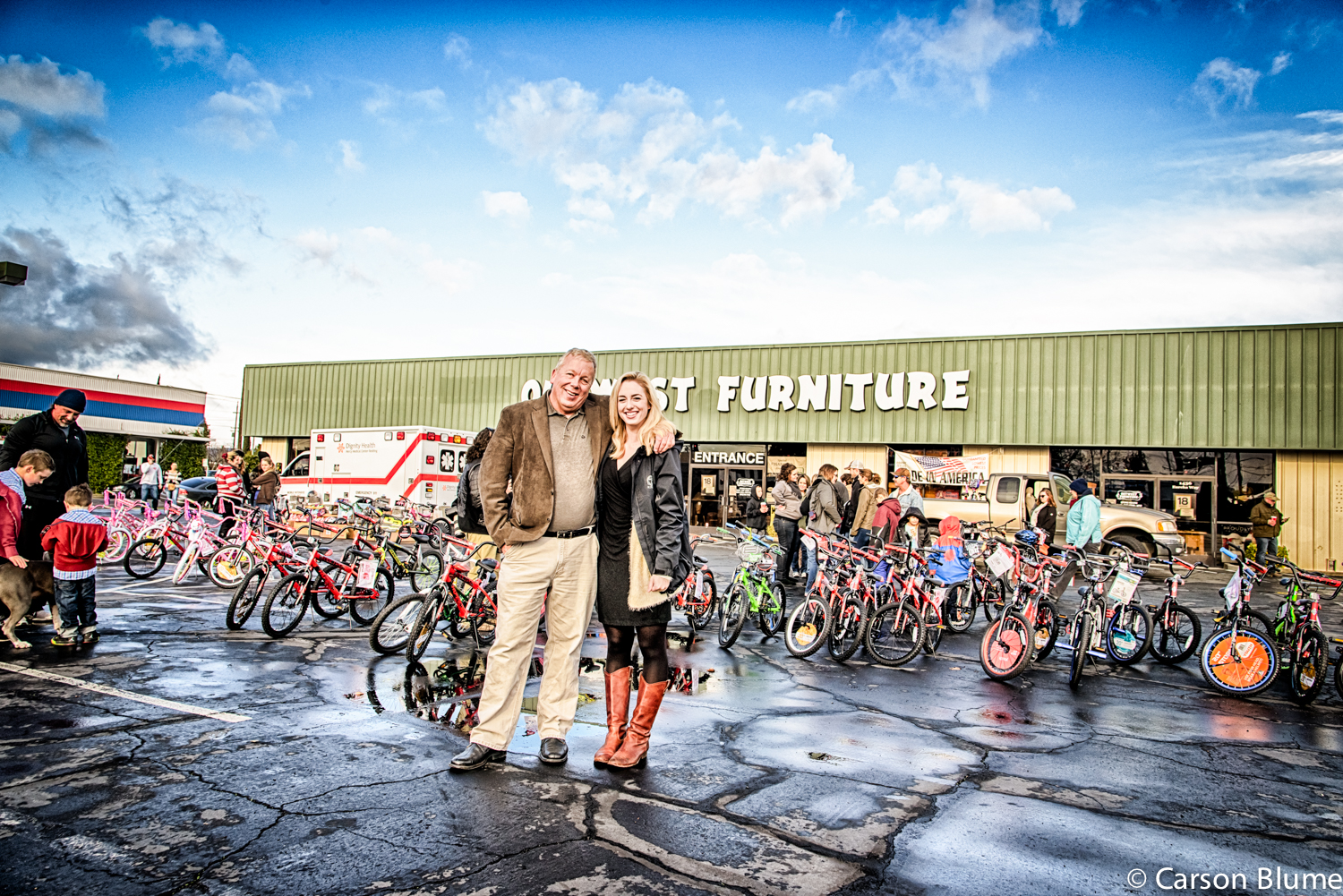 Ted with Madison Wade from KRCR TV, you can see her report here