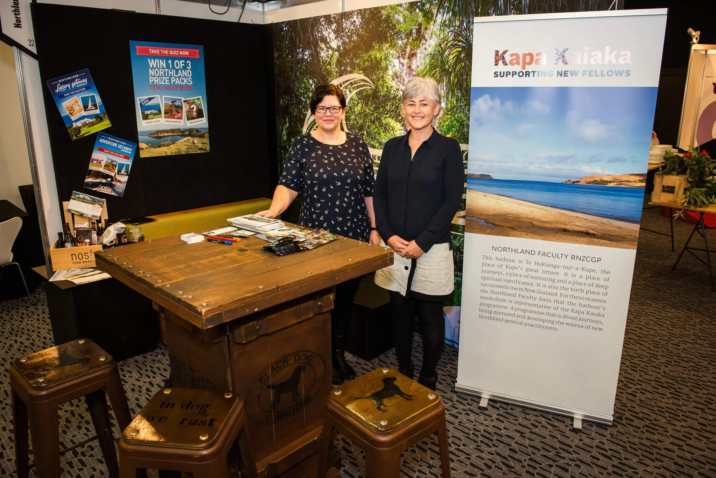 Northland Faculty booth at the RNZCGP conference 2018