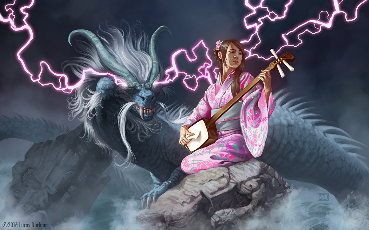 Benzaiten and the Dragon