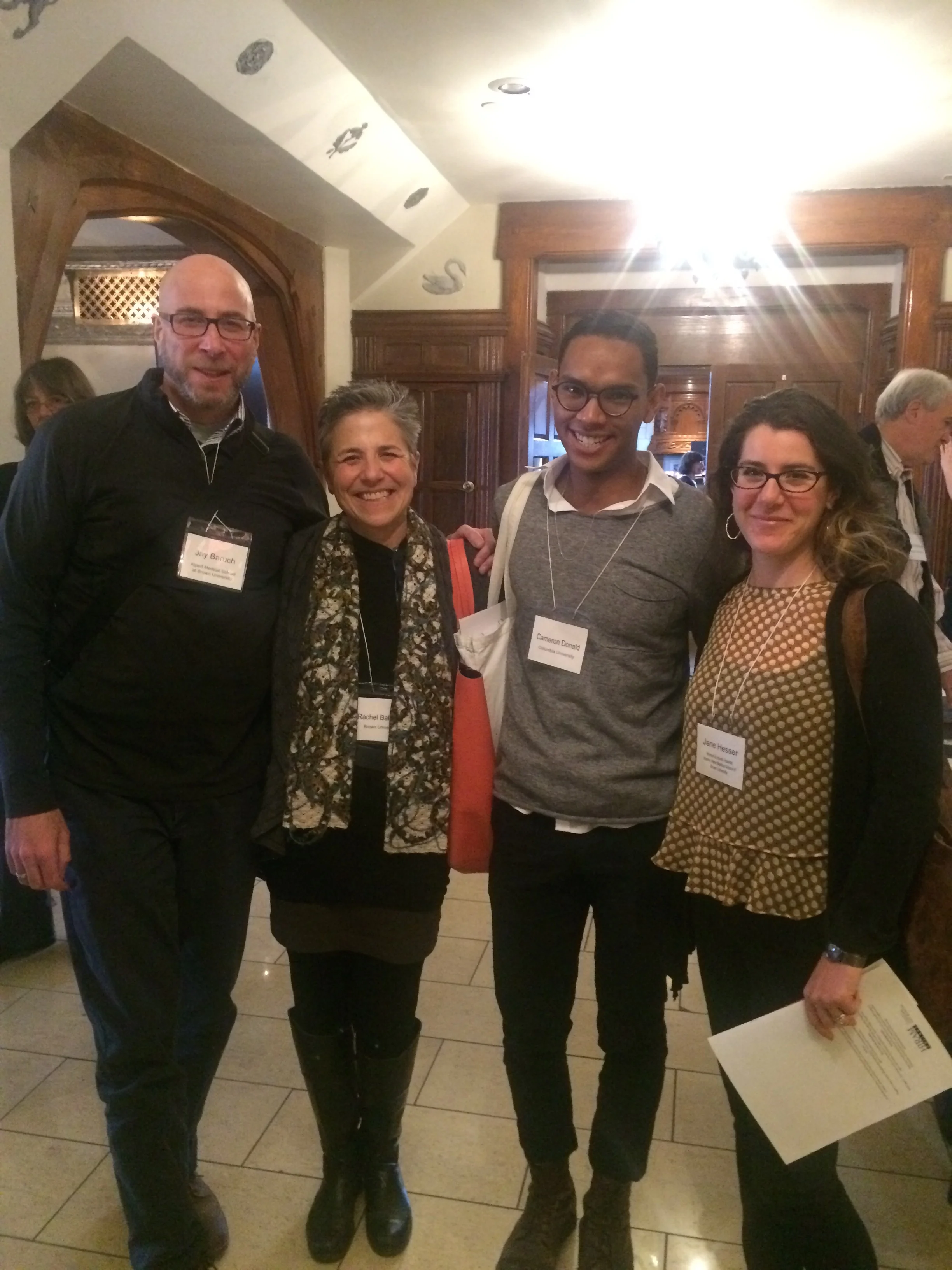 Dr. Jay Baruch, Rachel Balaban, Cameron Donald, Jane Hesser