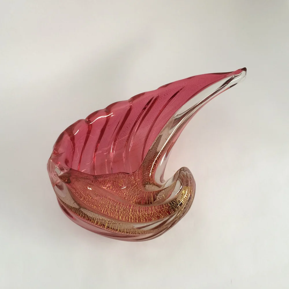Salviati/サルヴィアーティ/MURANO/ガラスオブジェクト Salviati｜murano/ムラーノ｜ガラスオブジェクト｜赤｜鳥