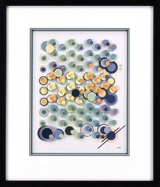 AABA Song Form, 19"x 13.5"x 3", colored paper, 2008 (SOLD)