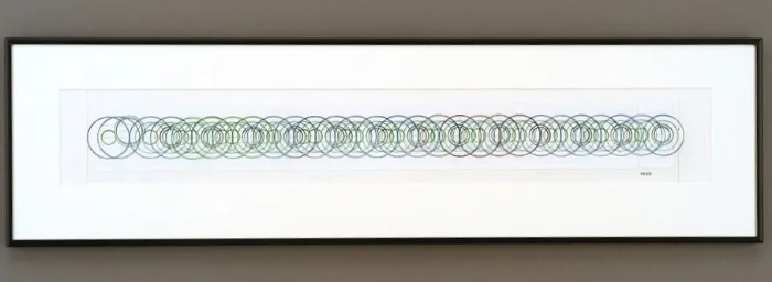 Color Chord Change 4, 8"x 30", paper, colored pencils, 2009