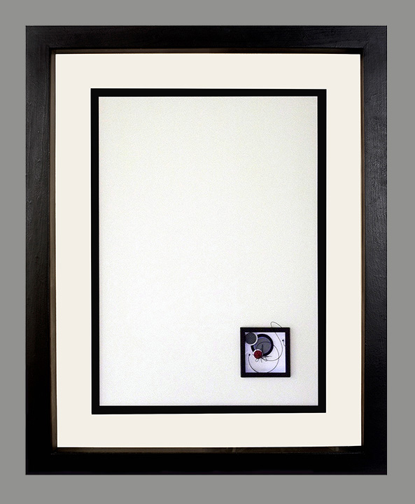 Almost a Remembrance, 42.5”x 34.5”x 3”, paper, LED lights, Plexiglas, wire, 2014