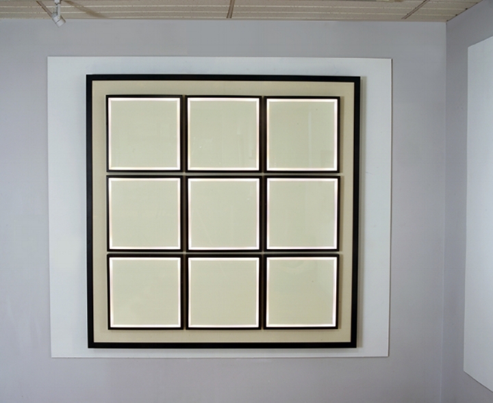 Accretion, 6'x 6'x 4", paper, LED lights, 2015