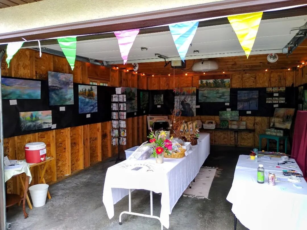 Getting ready this morning at site 11 for the last day of the Winding Roads Art Tour!  Open 10am to 5. In our fair city of Viroqua. 

Thanks to all who came out yesterday and all our sponsors ❤️. Even though we had some 🌧️ it still was a wonderful d