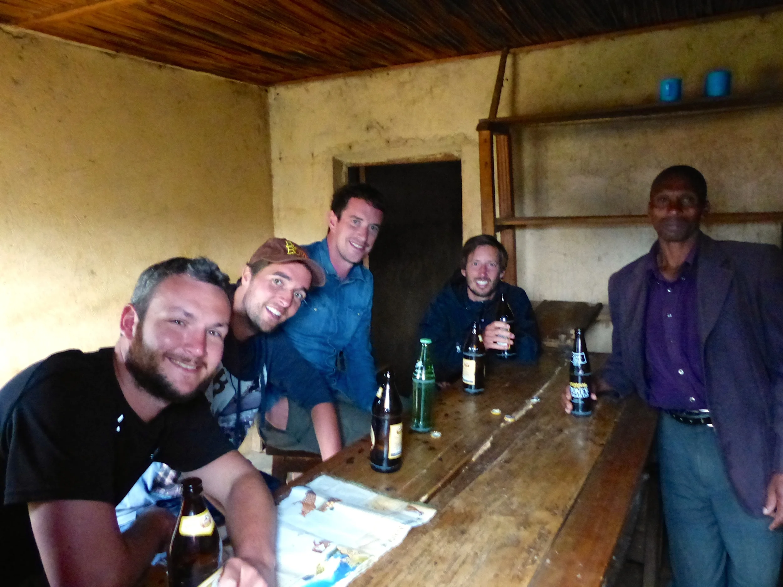 Warm beers in the local village pub post-trekking