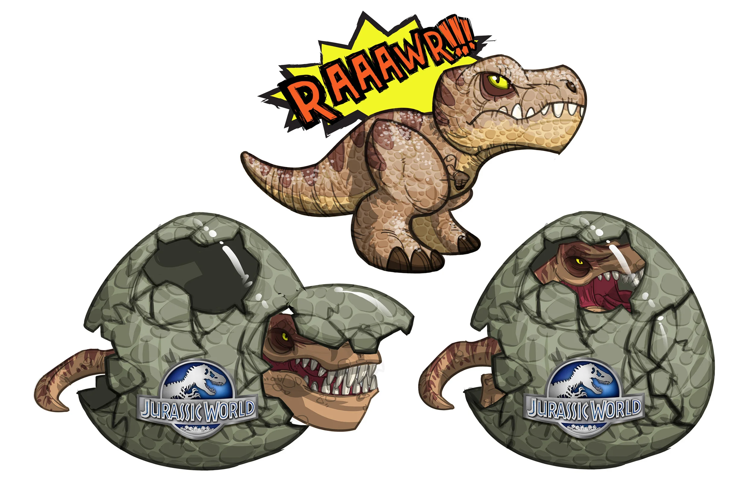 Jurassic World T-Rex Plush & Packaging
