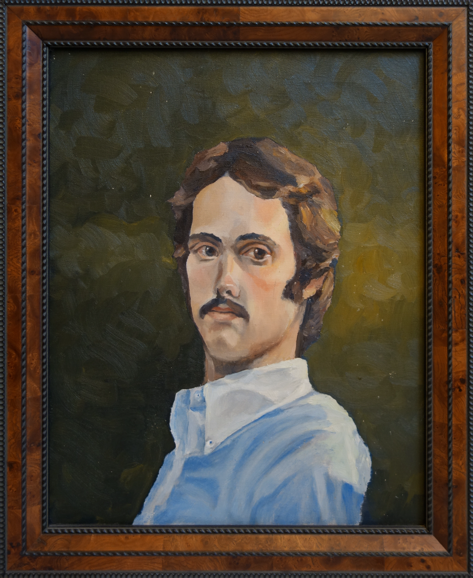 Artist as a Young Man 16" x 20", oil on canvas Private collection