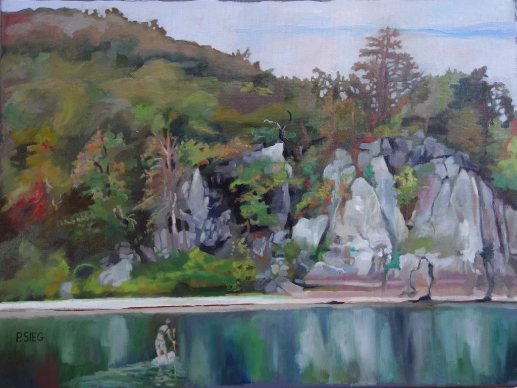 Mystic Morning 18" x 24", oil on canvas Private collection