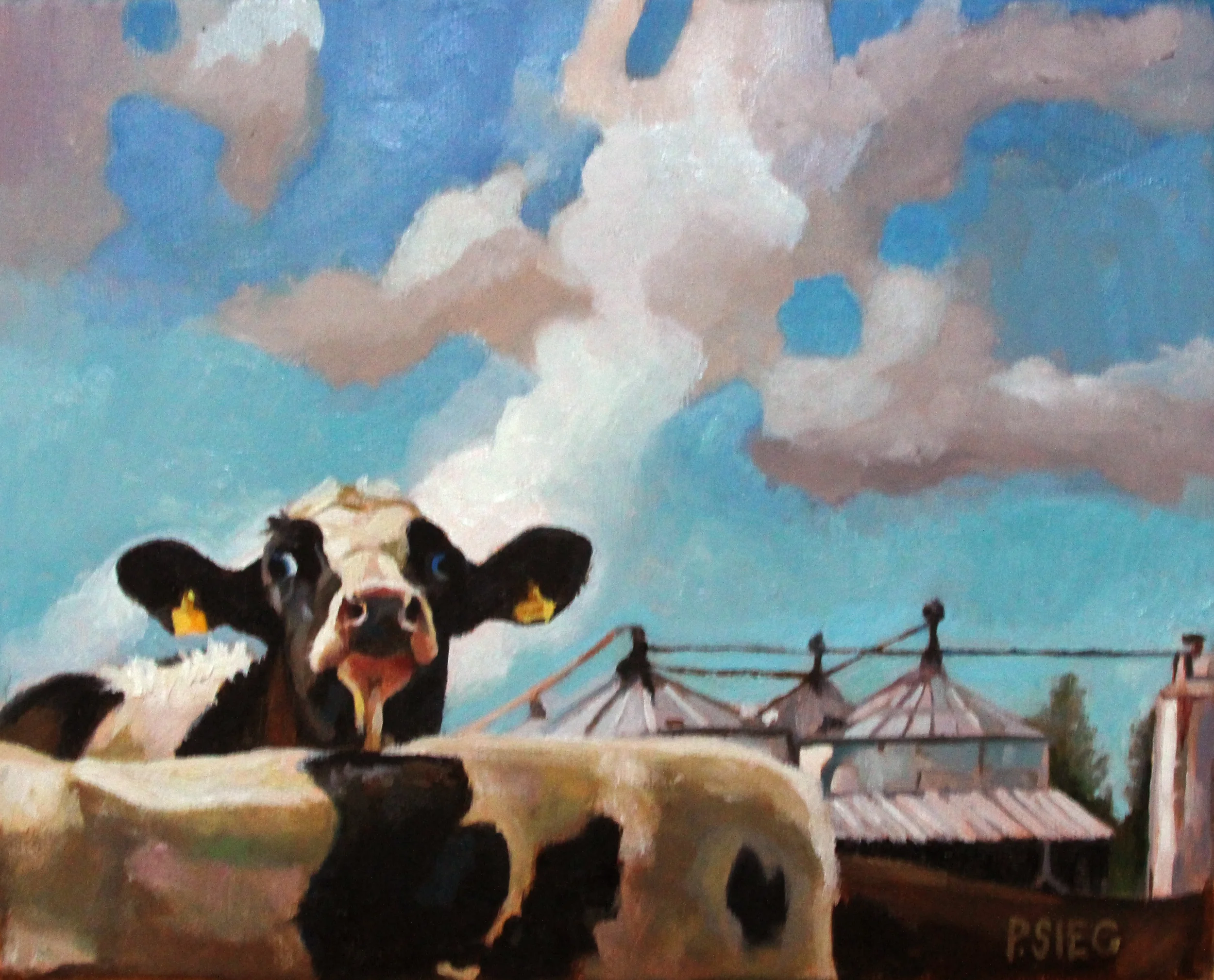What's Up? 8" x 10", oil on canvas Private Collection