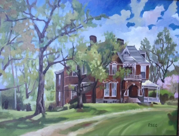 Smith Family Home 18" x 24", oil on canvas Commission