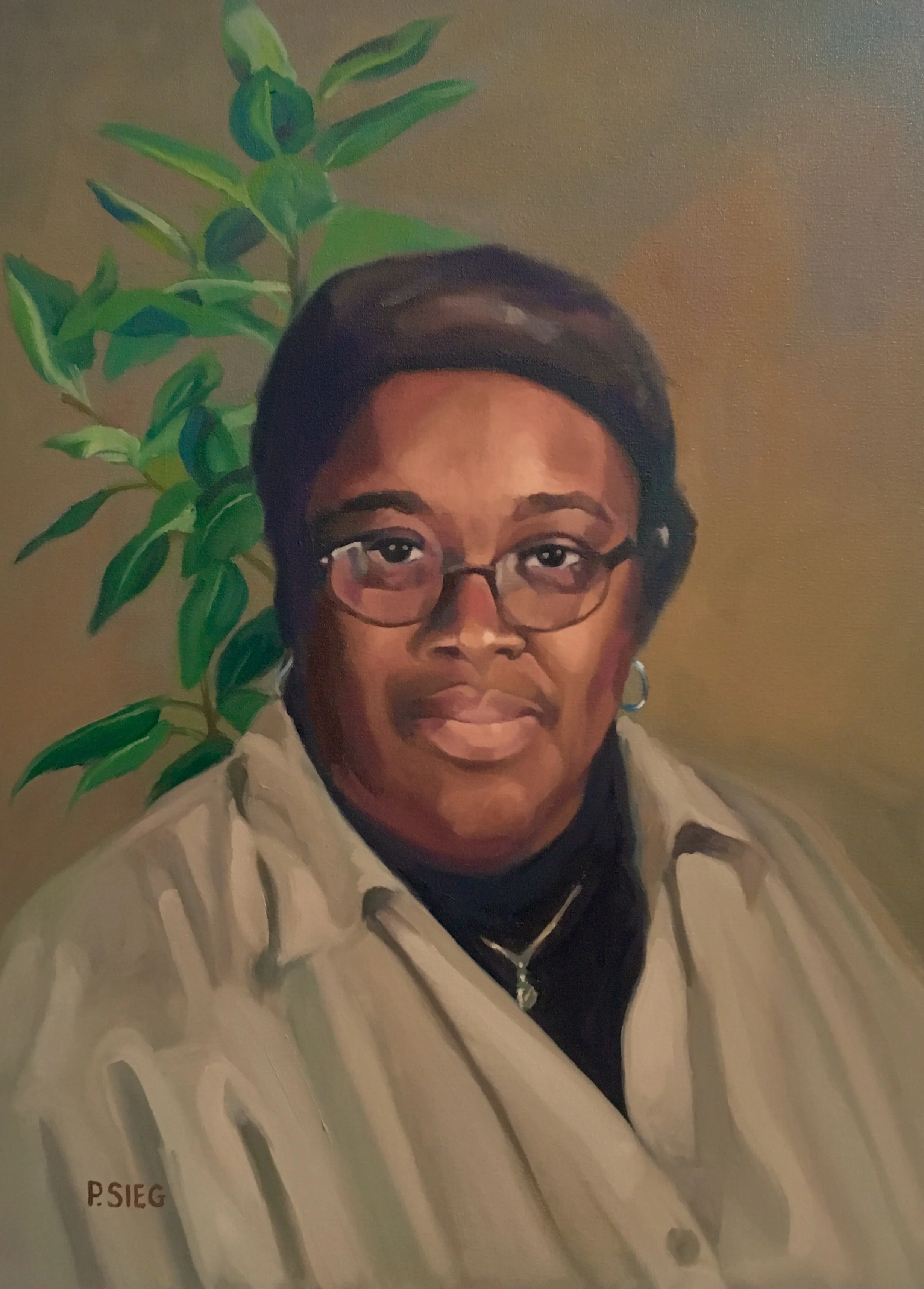 Ms. Tahira Lee 18" x 24", oil on canvas Commissioned portrait, private collection