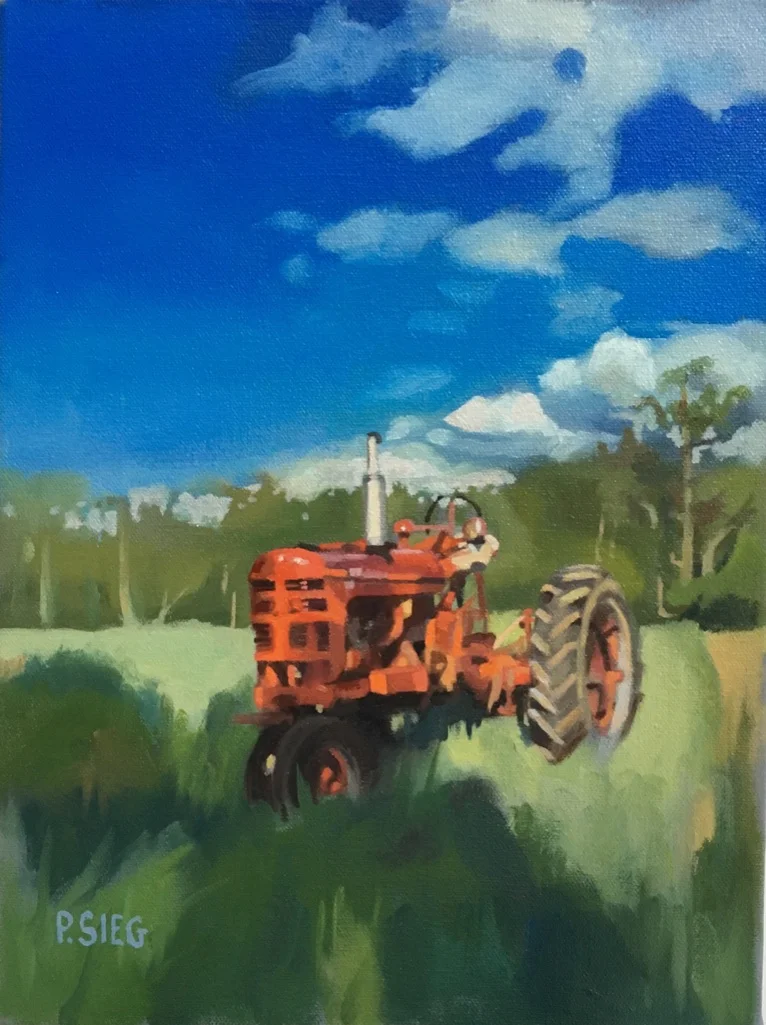 Edge of Shadow 9" x 12", oil on canvas For sale, contact the artist