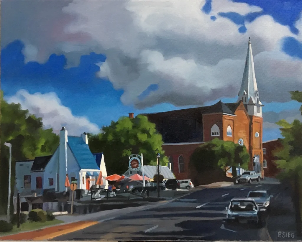 Good Eats, Lexington 16” x 20”, oil on canvas For sale, contact the artist