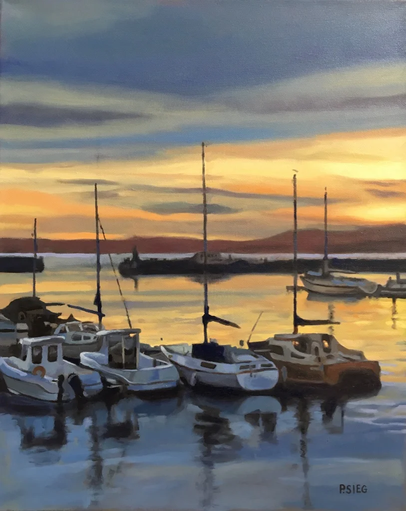 Safe Harbor 16” x 20”, oil on canvas Private Collection