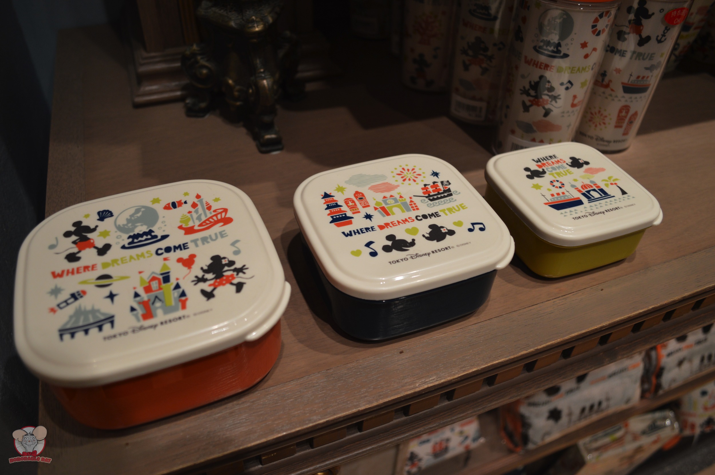 Tokyo Disney Resort Set of 3 Bento Boxes: 1,500 yen