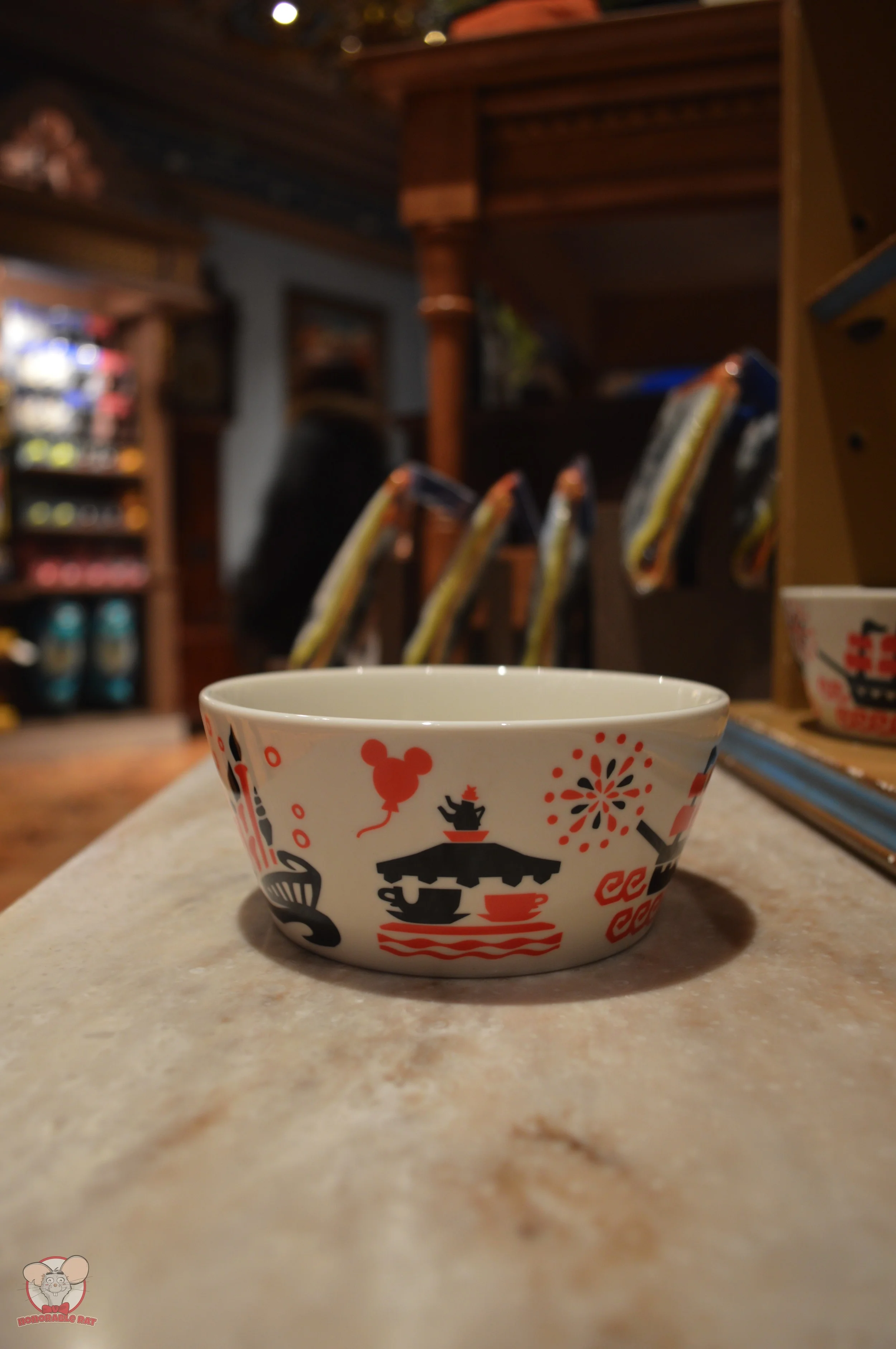 Tokyo Disney Resort Red Bowl (Back)