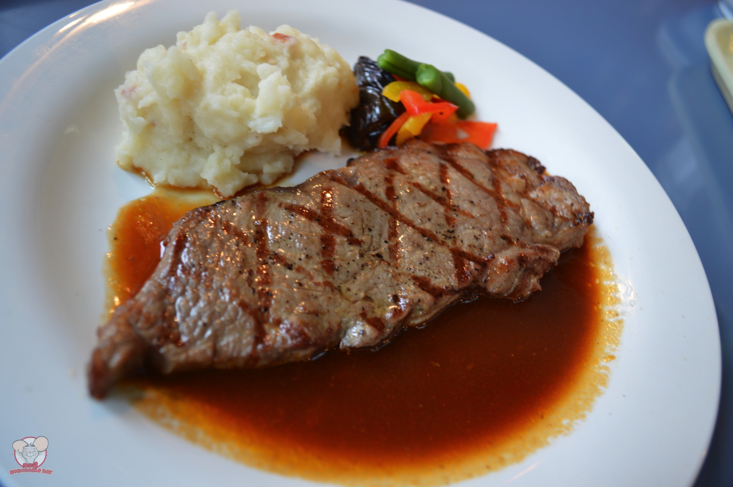 Grilled Beef Steak with Gravy (Yuzu Flavor)