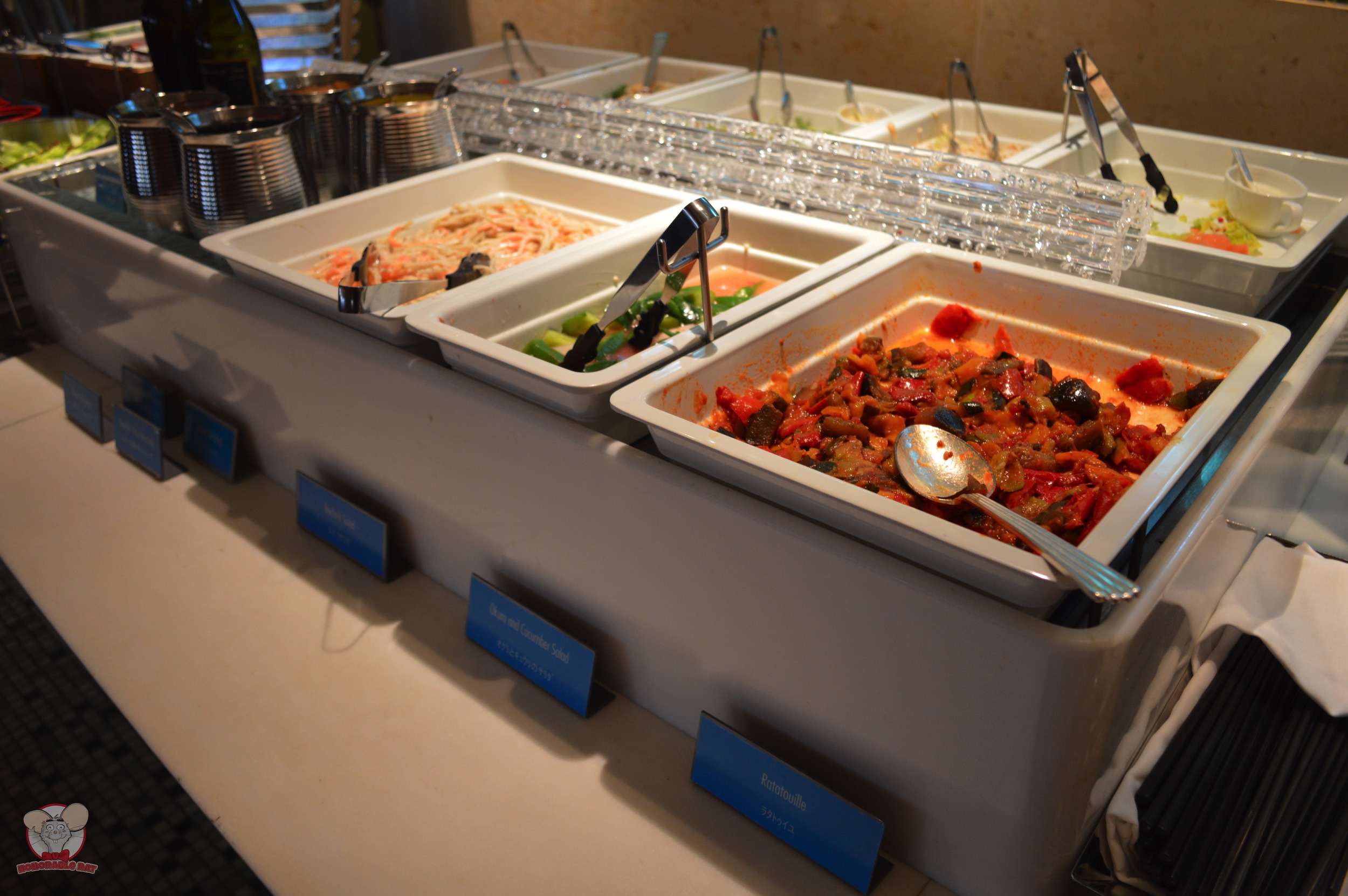 Assortment of salads