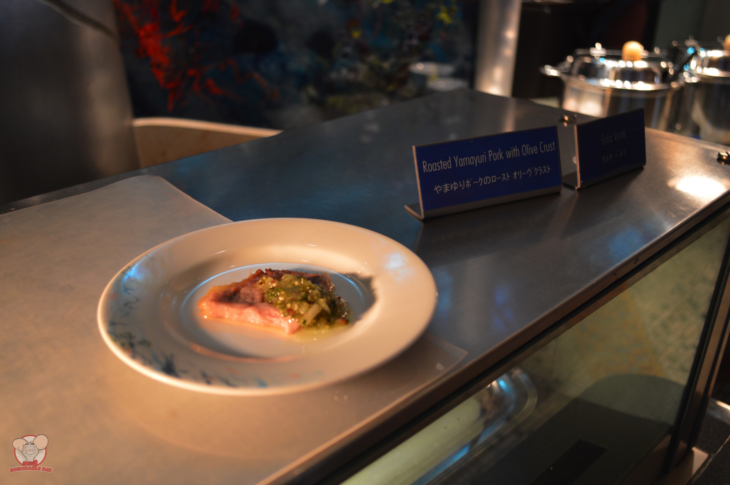 Roasted Yamayuri Pork with Olive Crust