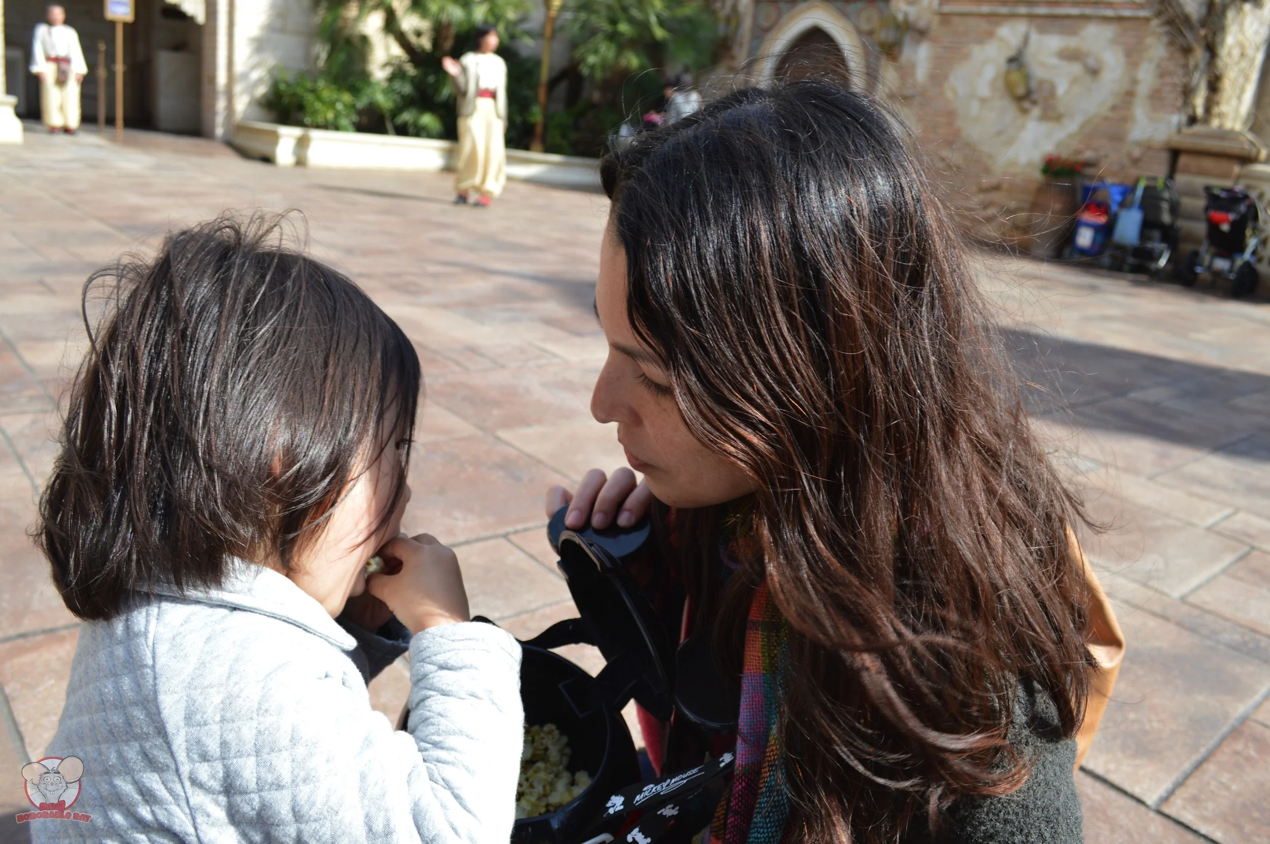 Nadia feeding Mahina