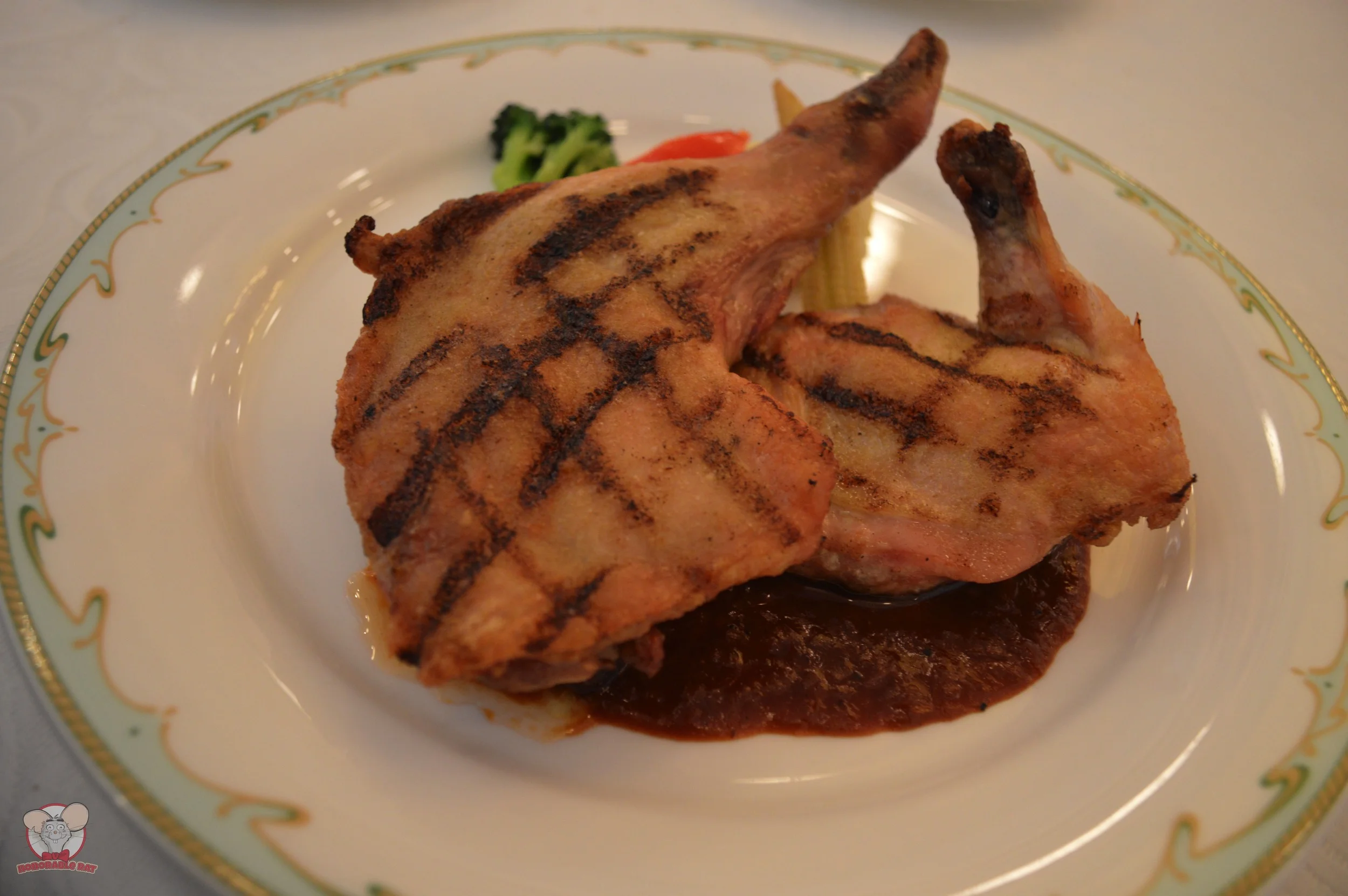 Grilled Chicken with Red Wine Vinegar Sauce