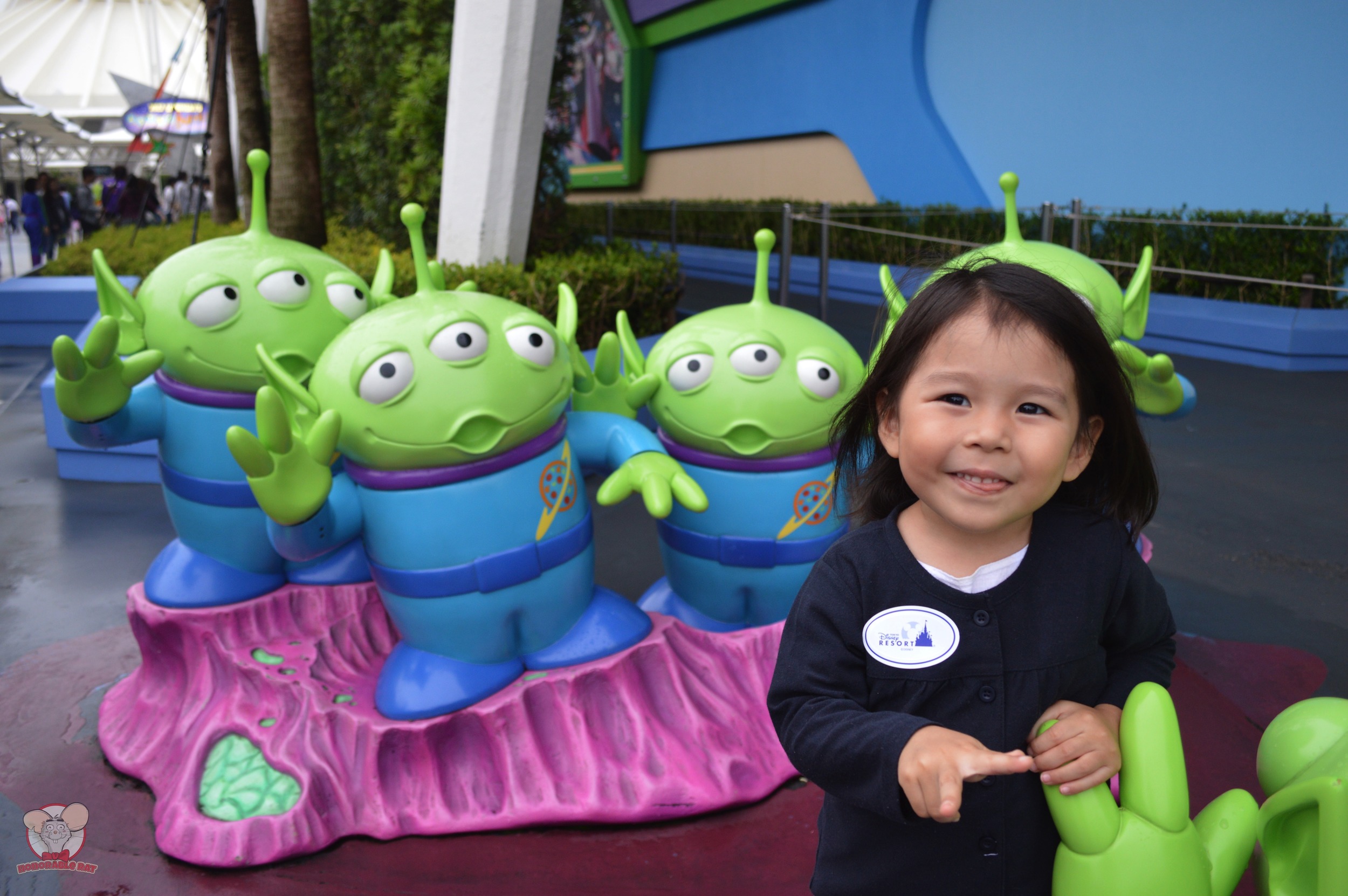 Little Mahina with her Lost Child Sticker on