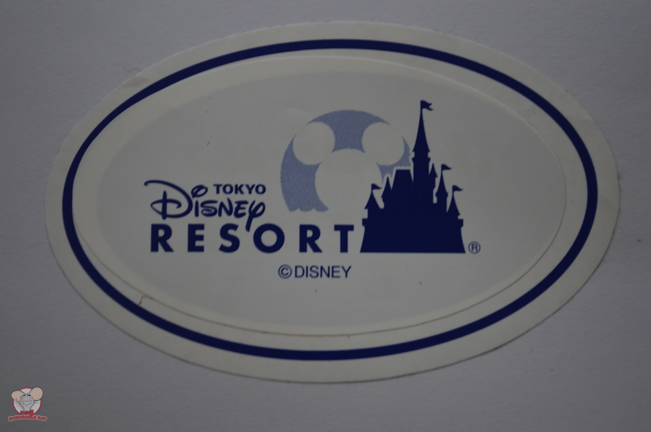 Paste the Tokyo Disney Resort sticker on the sticker with your child's information to protect your privacy